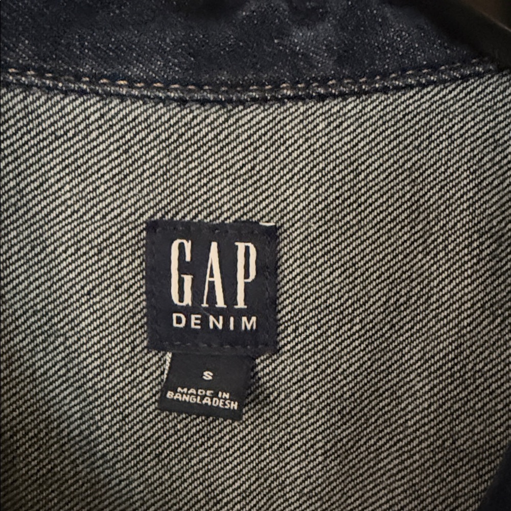 GAP Dark Blue denim dress size S - Picture 2 of 9